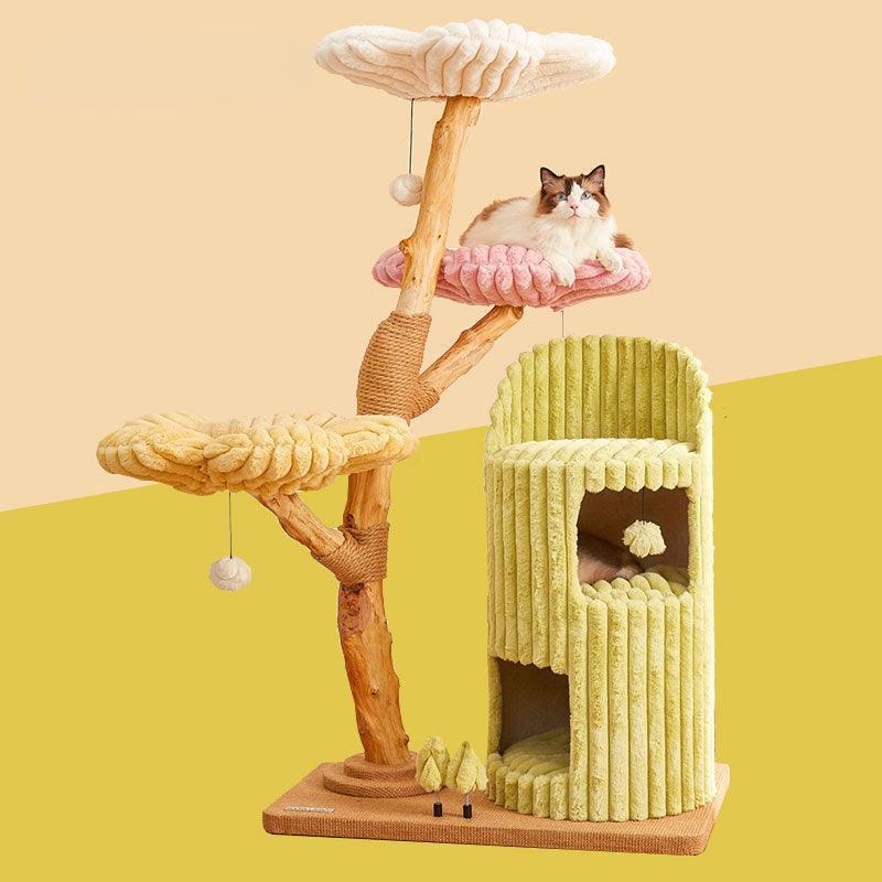 Flower Large Cat Climbing Frame Luxury Cat Tree