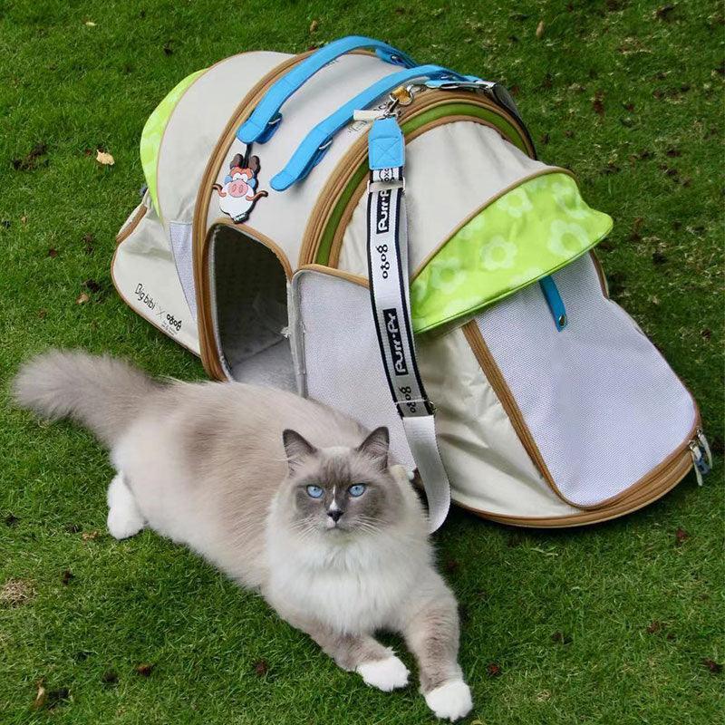 Cat Carrier Tent Foldable Large 2 Color Backpack