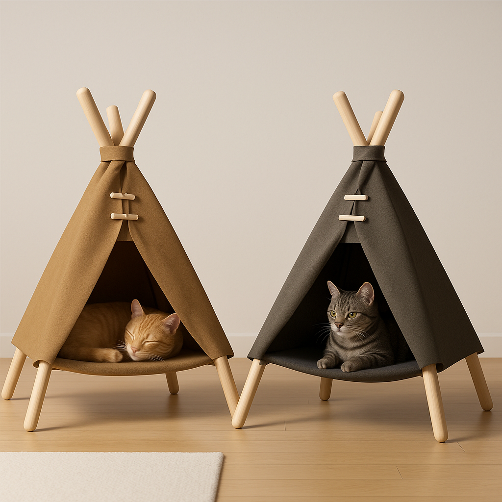 Security Cat Tent Nest Escape House Semi-closed All-season Universal Removable and Washable Cat Bed Cat House
