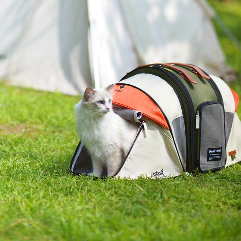 Cat Carrier Tent Foldable Large 2 Color Backpack