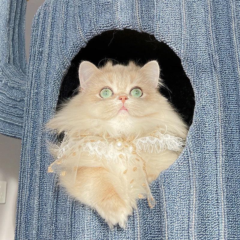 Deluxe Large Cactus Solid Cat Tree Climbing Frame