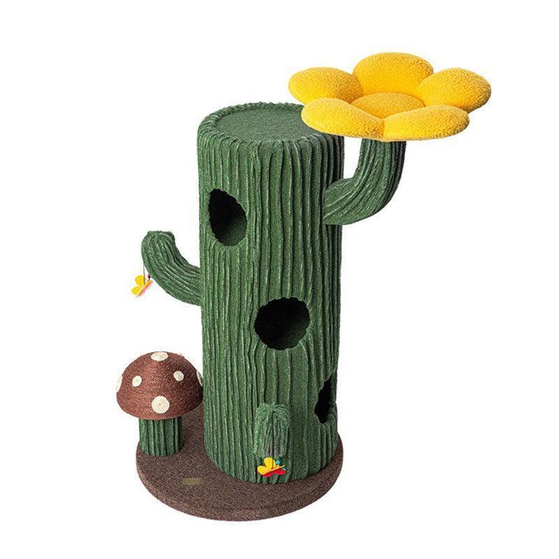 Deluxe Large Cactus Solid Cat Tree Climbing Frame