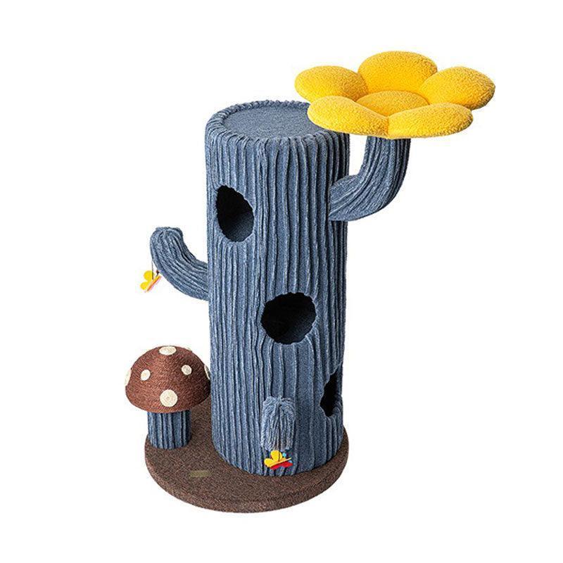 Deluxe Large Cactus Solid Cat Tree Climbing Frame