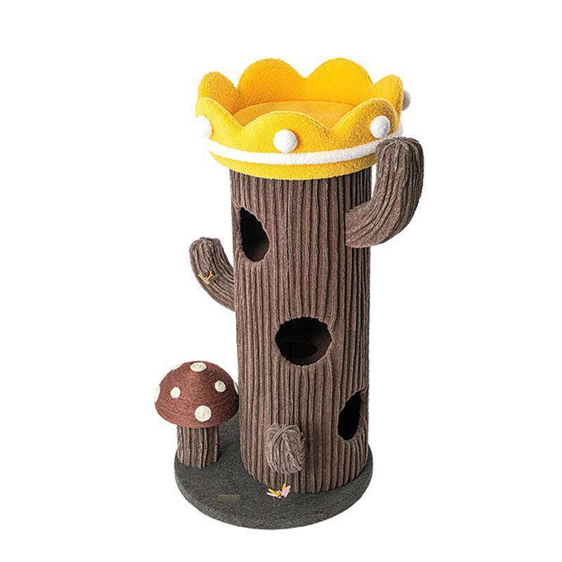 Deluxe Large Cactus Solid Cat Tree Climbing Frame