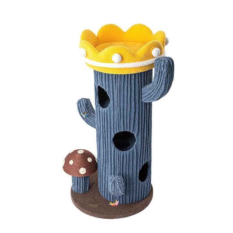 Deluxe Large Cactus Solid Cat Tree Climbing Frame