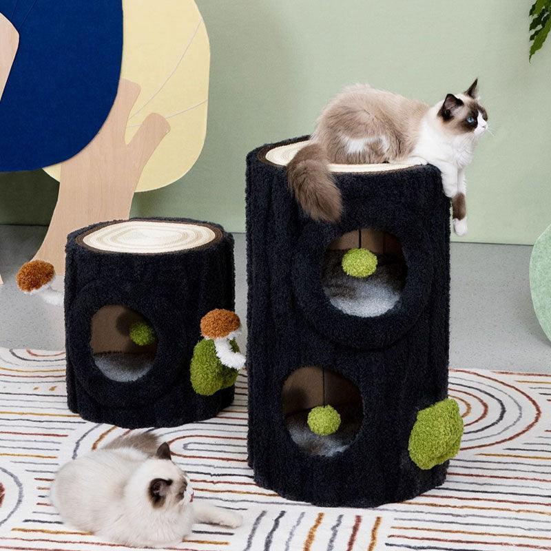 Deluxe Navy Cat Furniture Tree Climbing for Large Cat