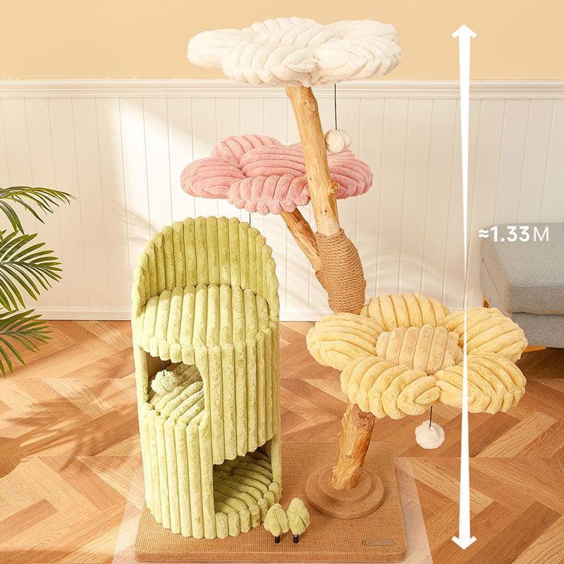 Flower Large Cat Climbing Frame Luxury Cat Tree