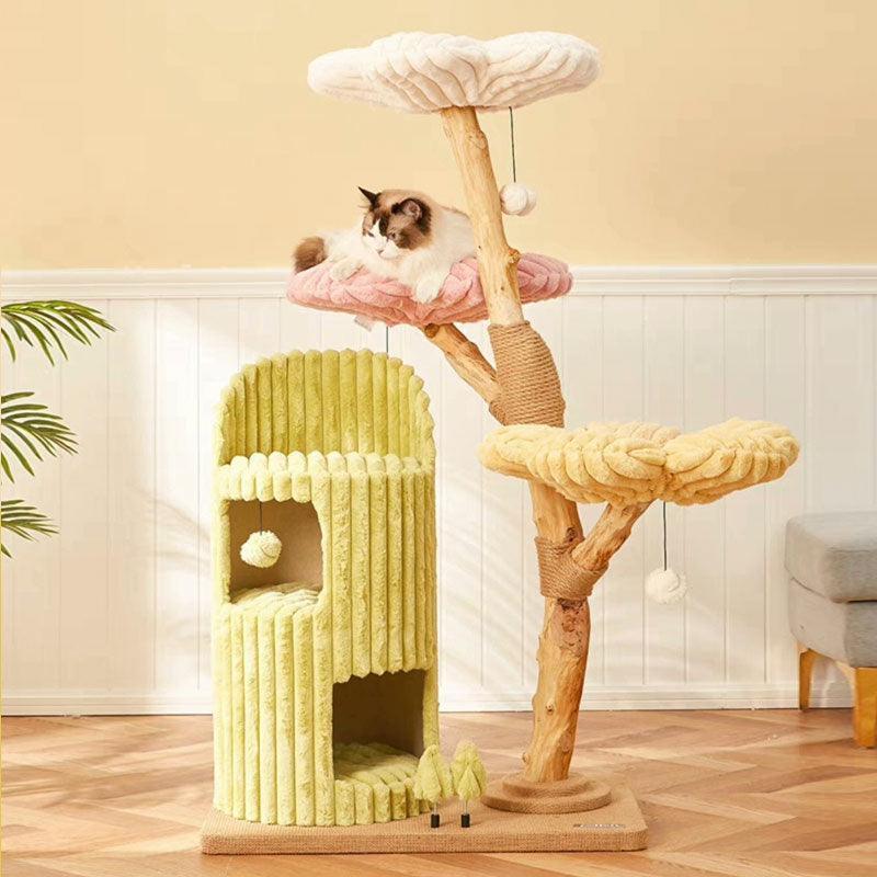 Flower Large Cat Climbing Frame Luxury Cat Tree