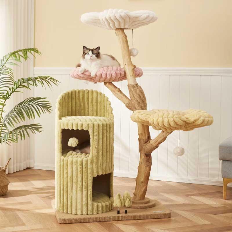Flower Large Cat Climbing Frame Luxury Cat Tree