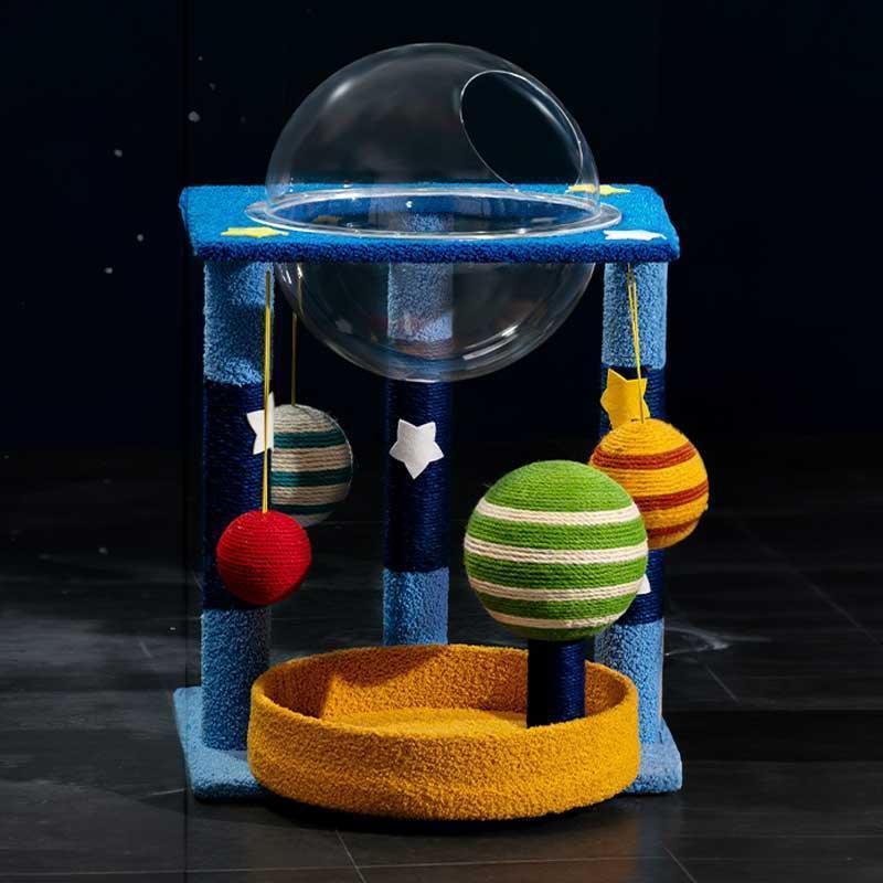 Planets Cute Cat Climbing Frame Tower Tree