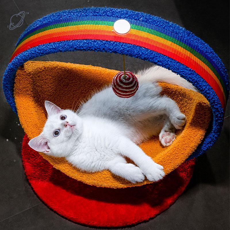 Planets Cute Cat Climbing Frame Tower Tree