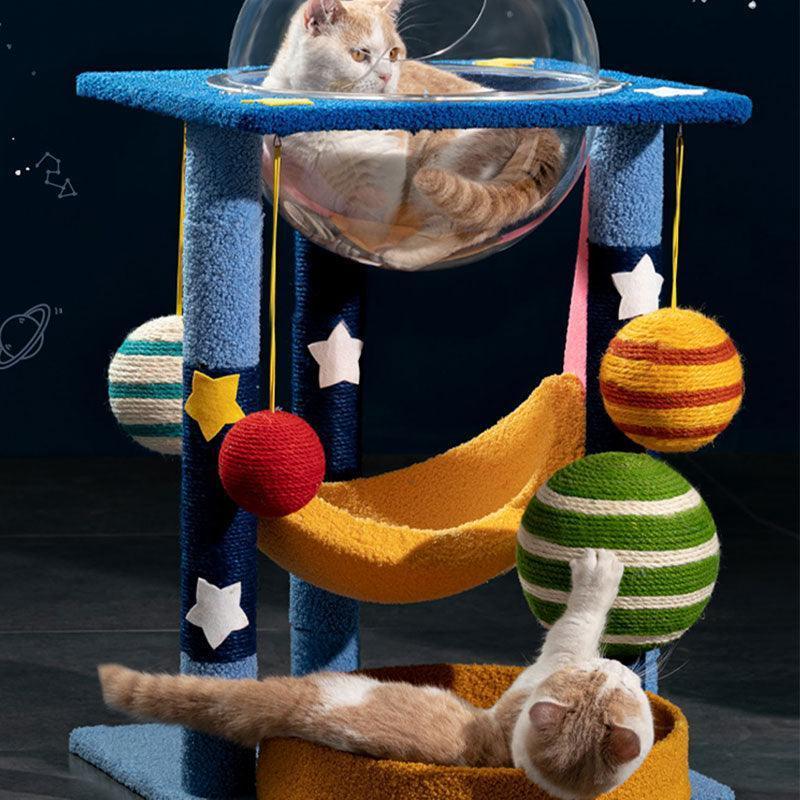 Planets Cute Cat Climbing Frame Tower Tree
